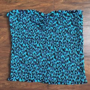 XXI small leopard print tube top